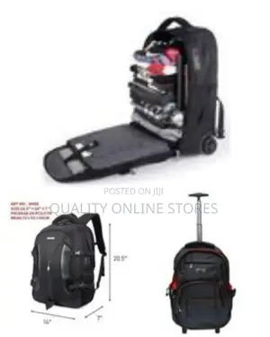 Trolley Backpack Wheeled Backpacks, Trolley Backpack Nylon Rolli0