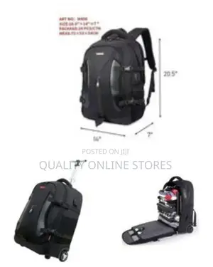 Trolley Backpack Wheeled Backpacks, Trolley Backpack Nylon Rollin