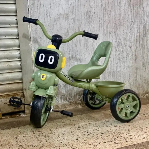 Kids' Tricycle Green – Fun and Safe Kids' Tricycle