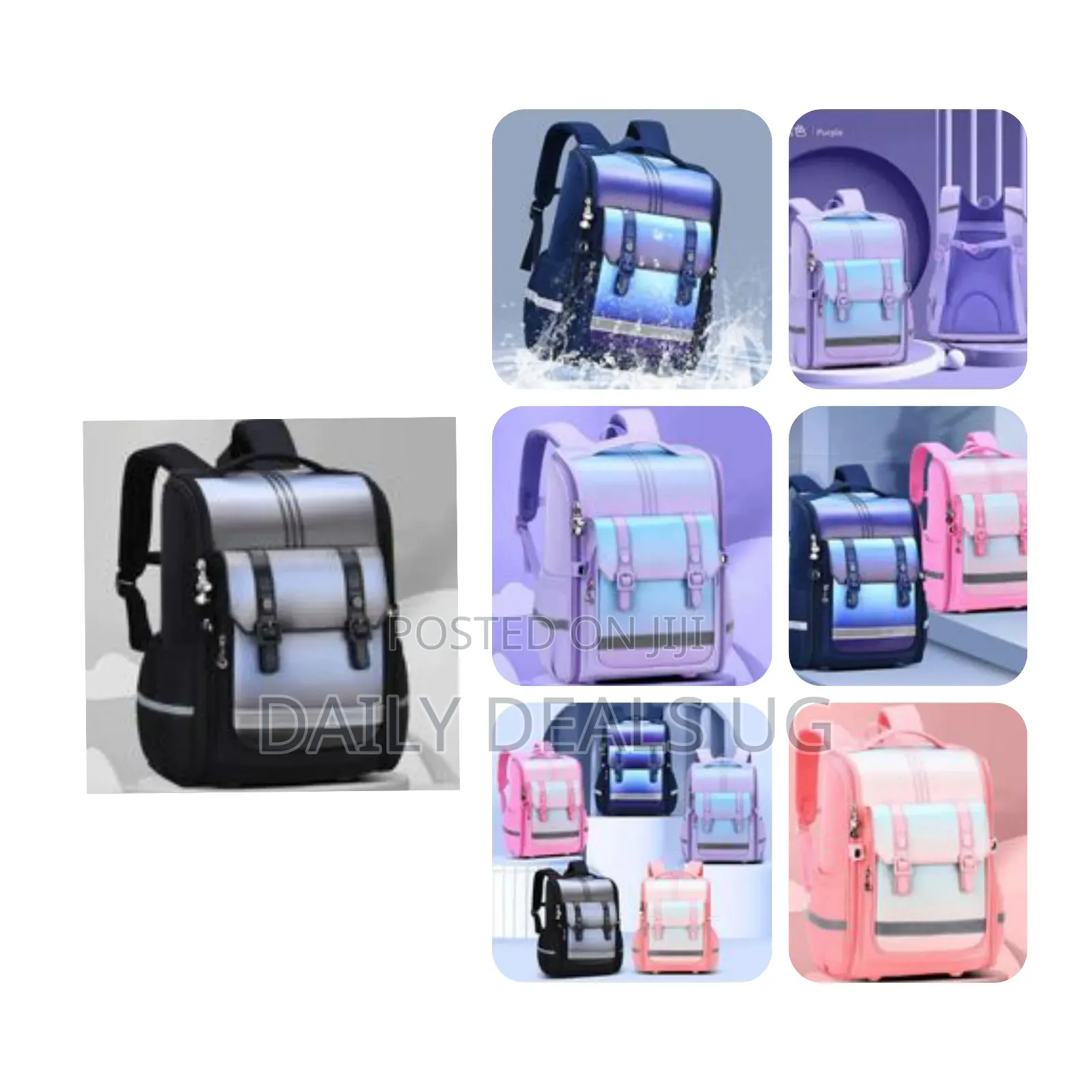 16 Inch Fashion School Bags Kids Backpack Many Pockets Waterproof