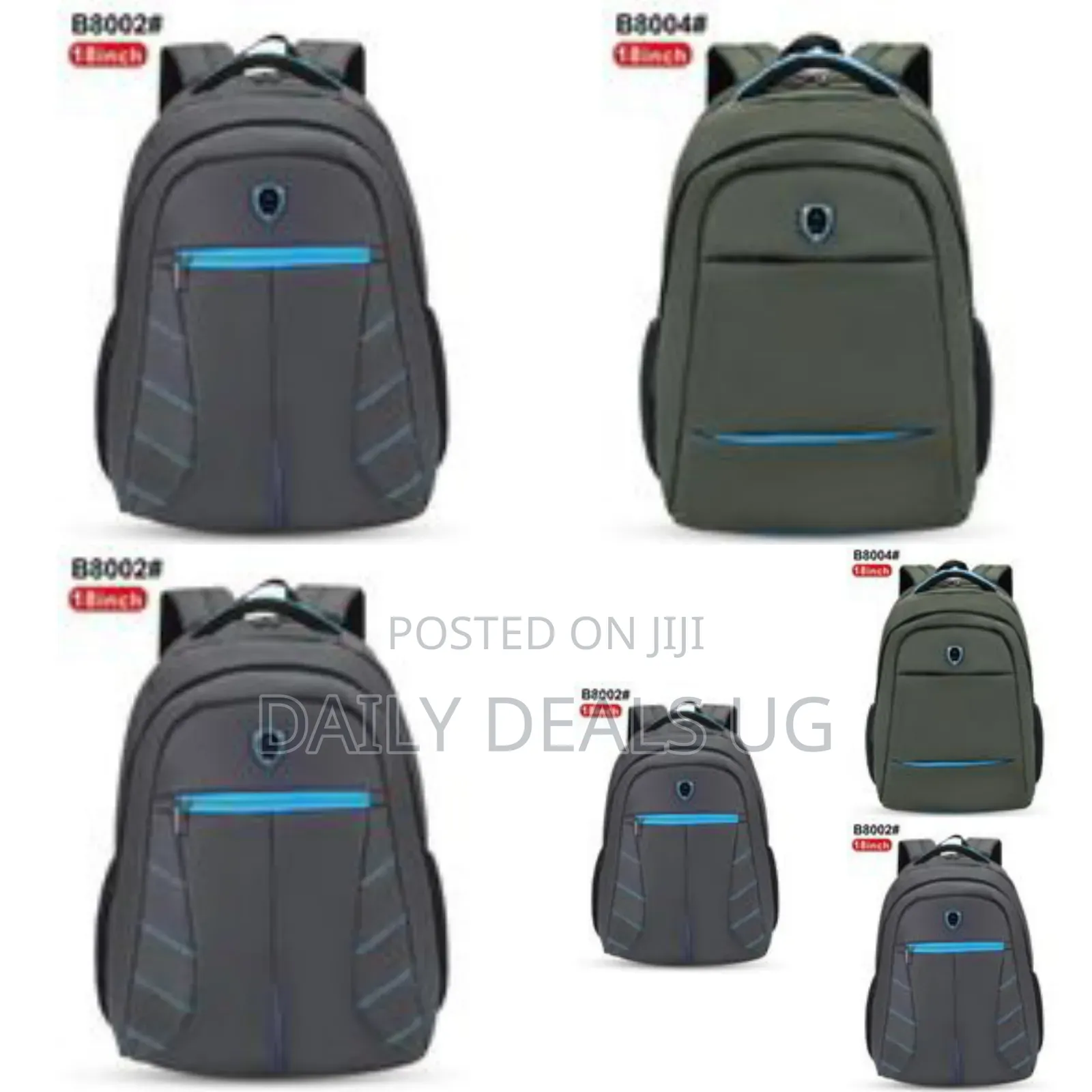 18inch Travel Laptop Backpack Anti-Theft Bag for Men Women -Multicolor