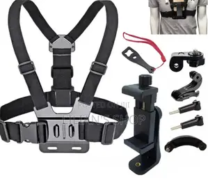 Chest Harness Mount Kit Designed for Action Cameras and Mobile Phones