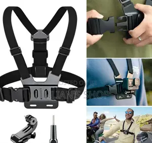 Chest Harness Mount Kit Designed for Action Cameras and Mobile Phones