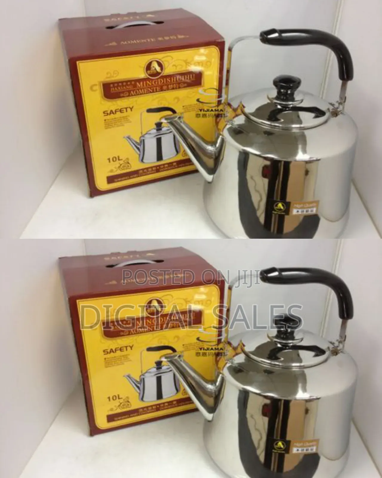 4l Stainless Steel Whistling Water Boiling Kettle