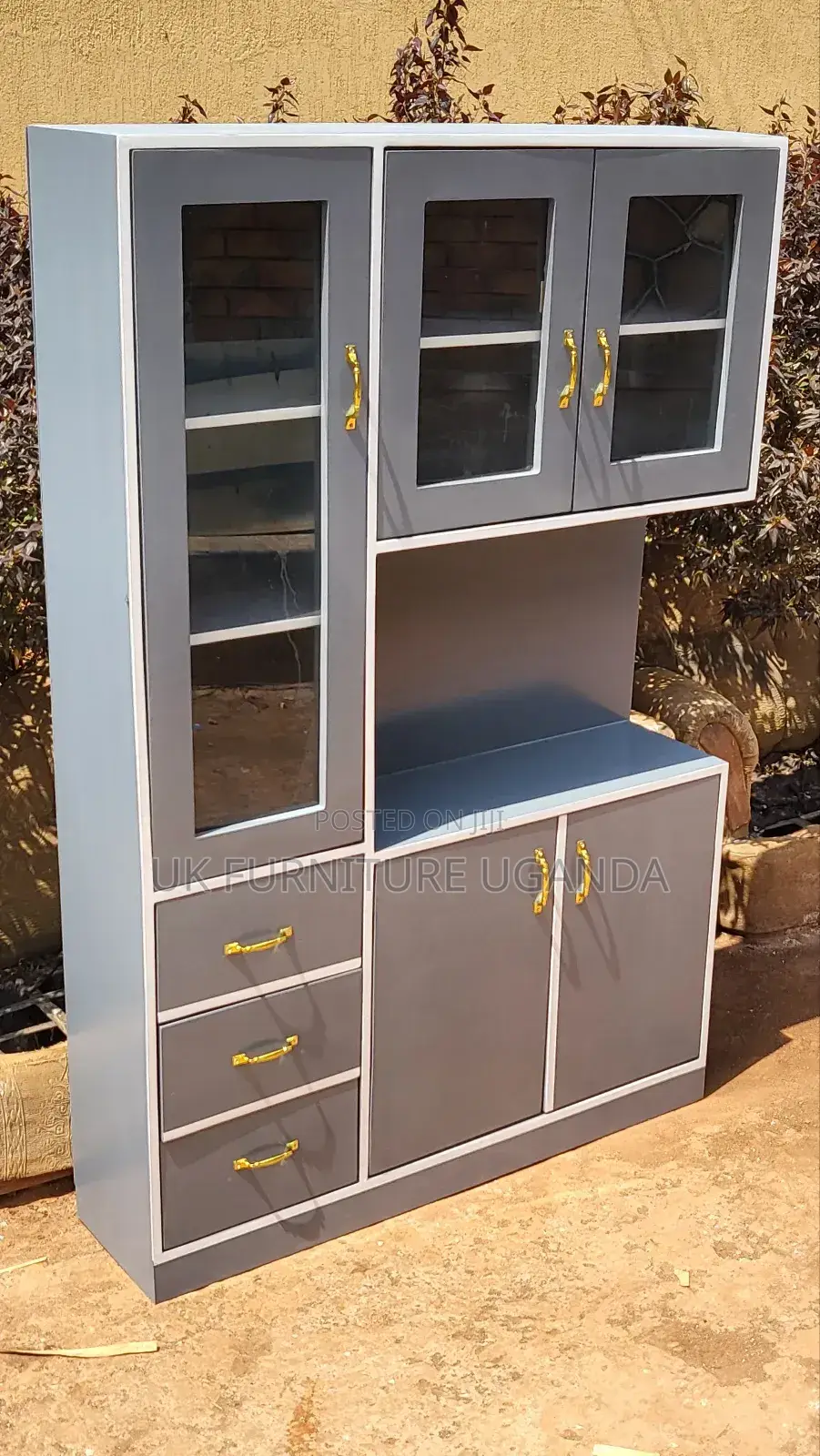 New Gray and White Sideboard