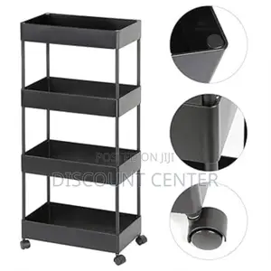 Storage Trolley Shelves 4 Tier