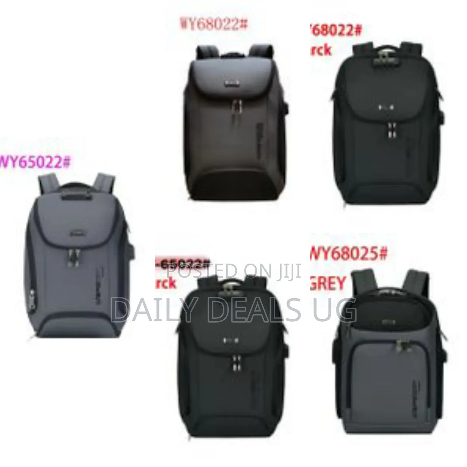 Anti Theft Waterproof Laptop Backpack Computer Bag -Multicolor