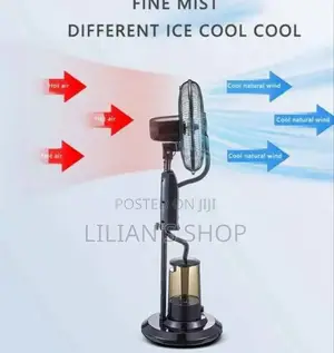 40cm Heavy Duty Pedestal Mist Fan