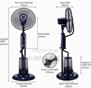 40cm Heavy Duty Pedestal Mist Fan