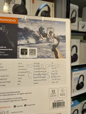 Porodo 3axis Extension Rod Ai Tracker Gimbal P9