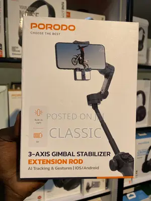 Porodo 3axis Extension Rod Ai Tracker Gimbal P9