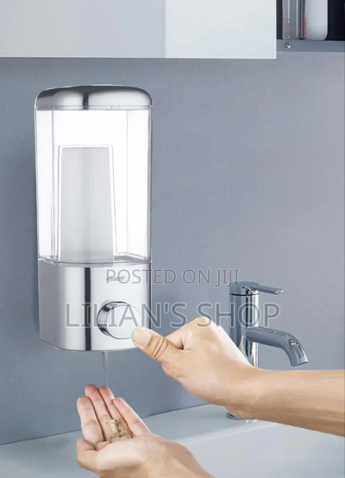 Manual Wall Mounted Liquid Soap and Lotion Dispenser
