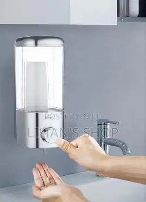 Manual Wall Mounted Liquid Soap and Lotion Dispenser
