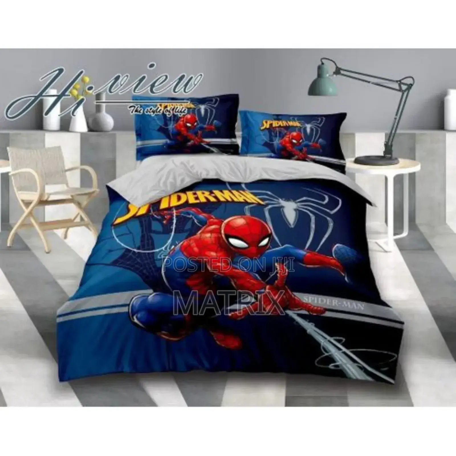 Spiderman Kids Duvet With 1 Bedsheet 1 Pillowcase-4*6