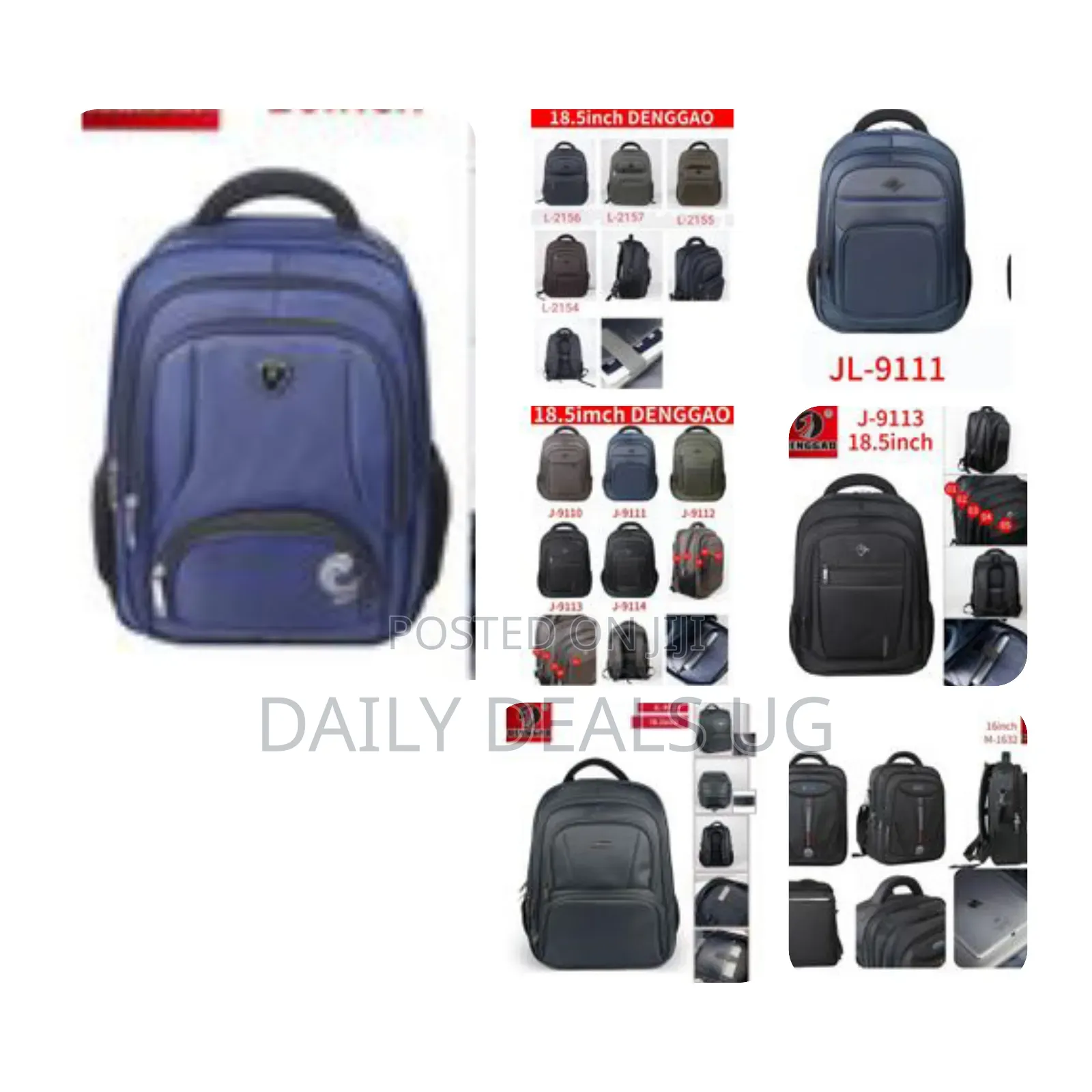 Denggao 18.5inch Travel Laptop Backpack Durable Business School Bag