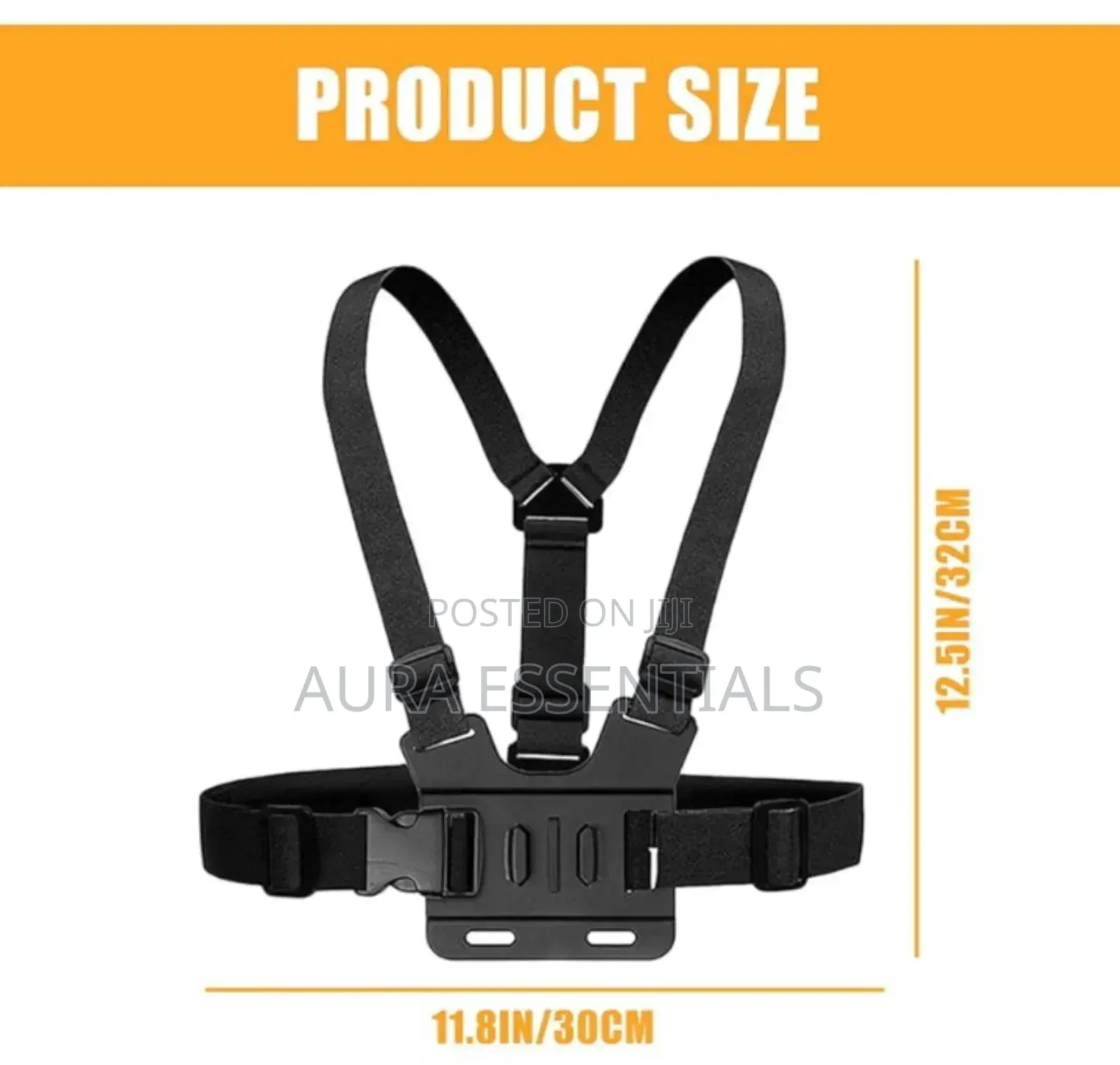 Chest Harness Mount Kit Designed For Action Cameras And Mobile Phones