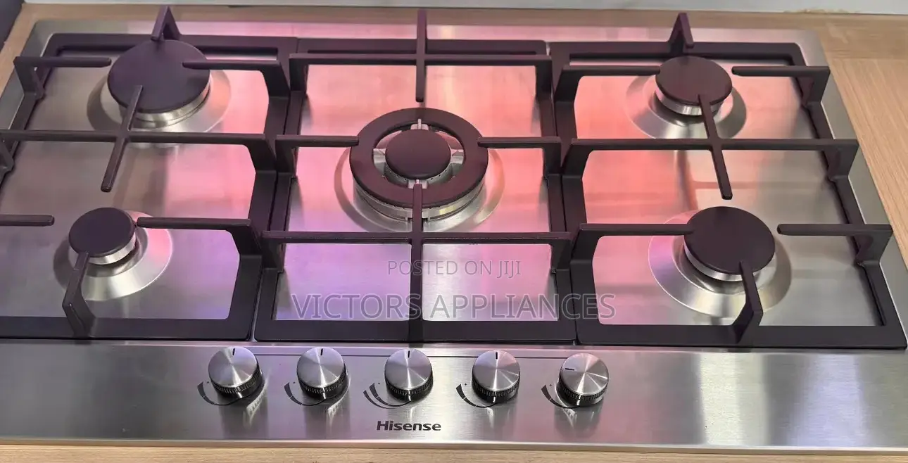 Hisense Built-in Gas Hob 90x60cm 5gas Burners Stainless Steel