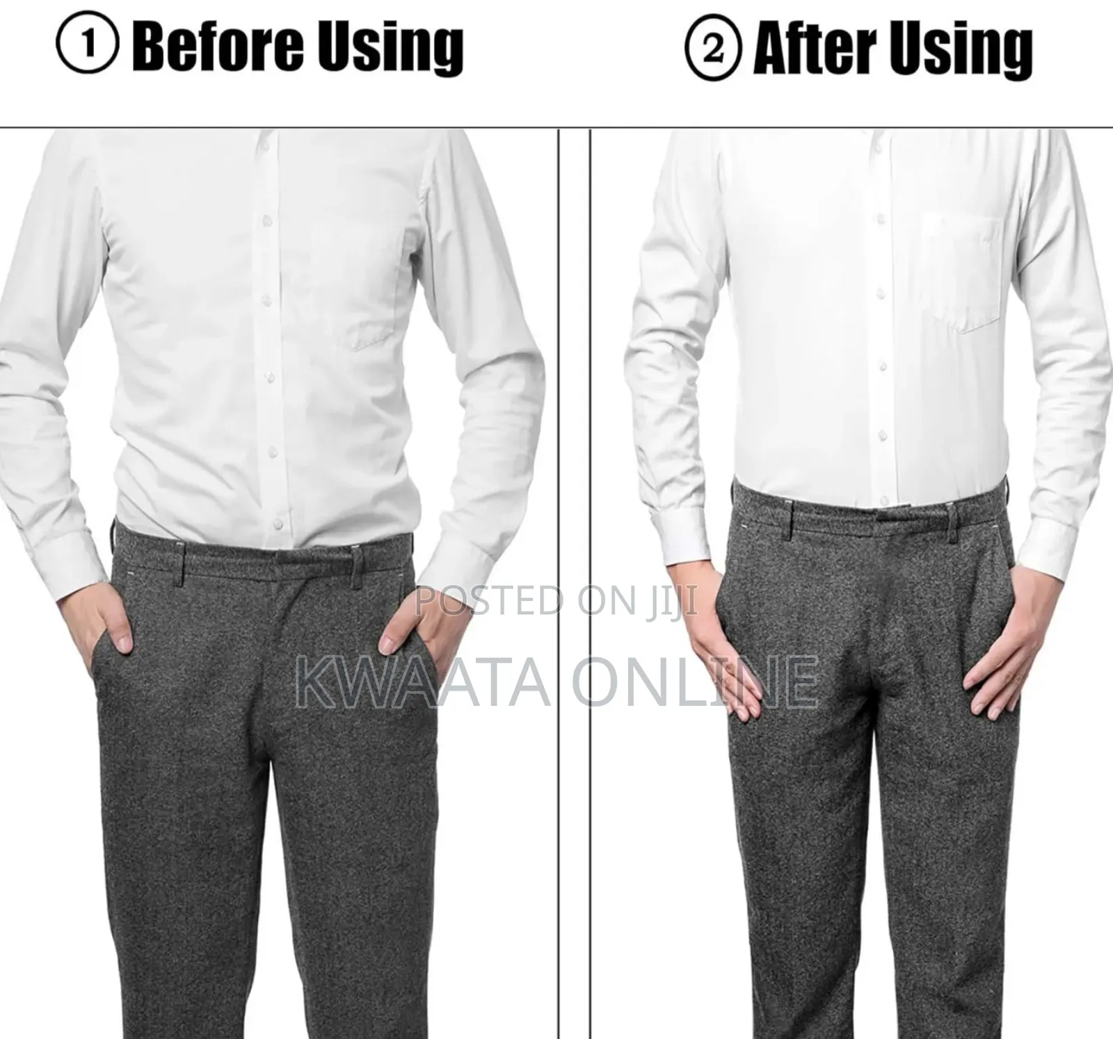 Men's Shirt Stays, Elastic Garter With Locking Clamps, Shirt Tuckers