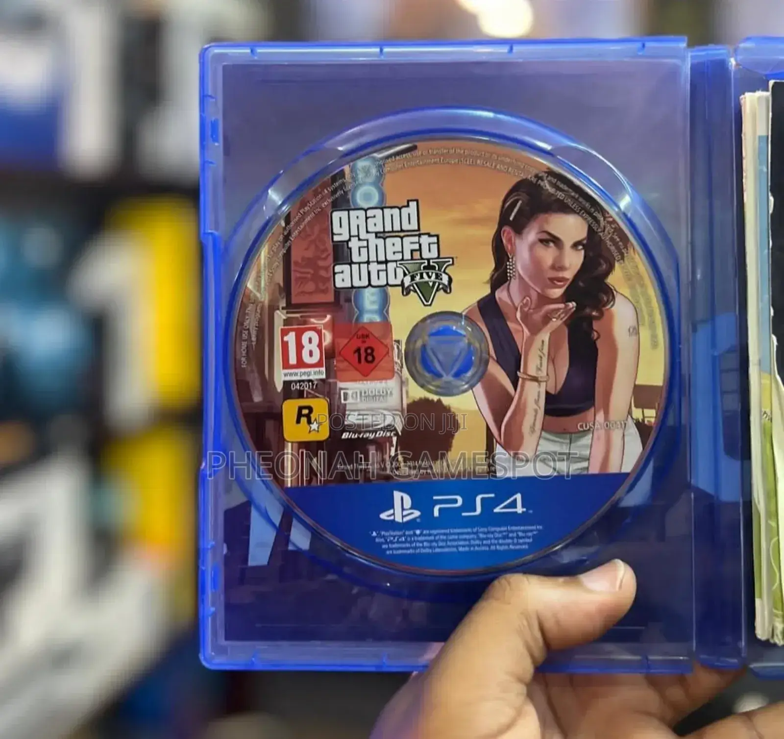 Gta 5 Premium Used Game Cd For Ps4