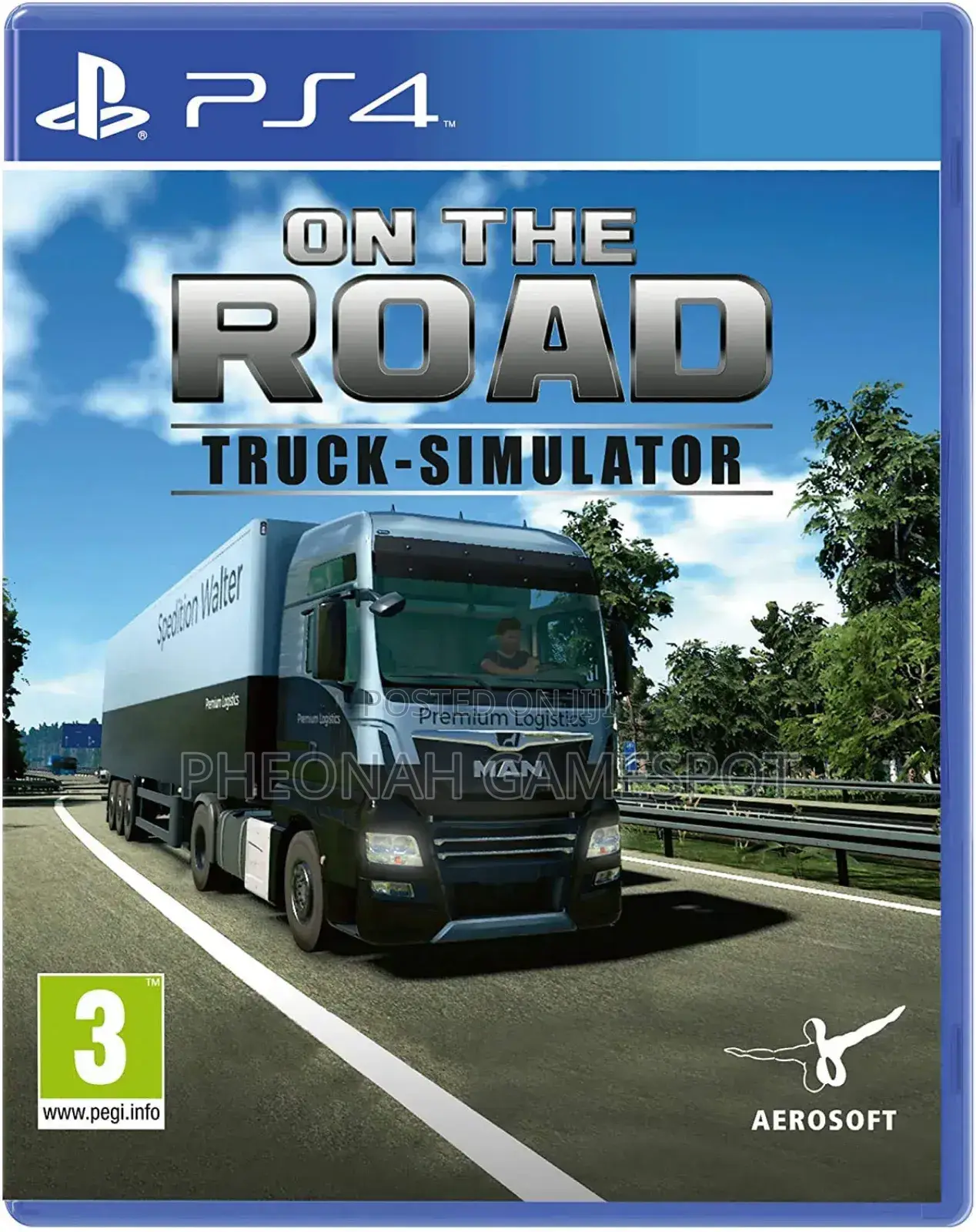 Truck Simulator Video Game Cd For Ps4