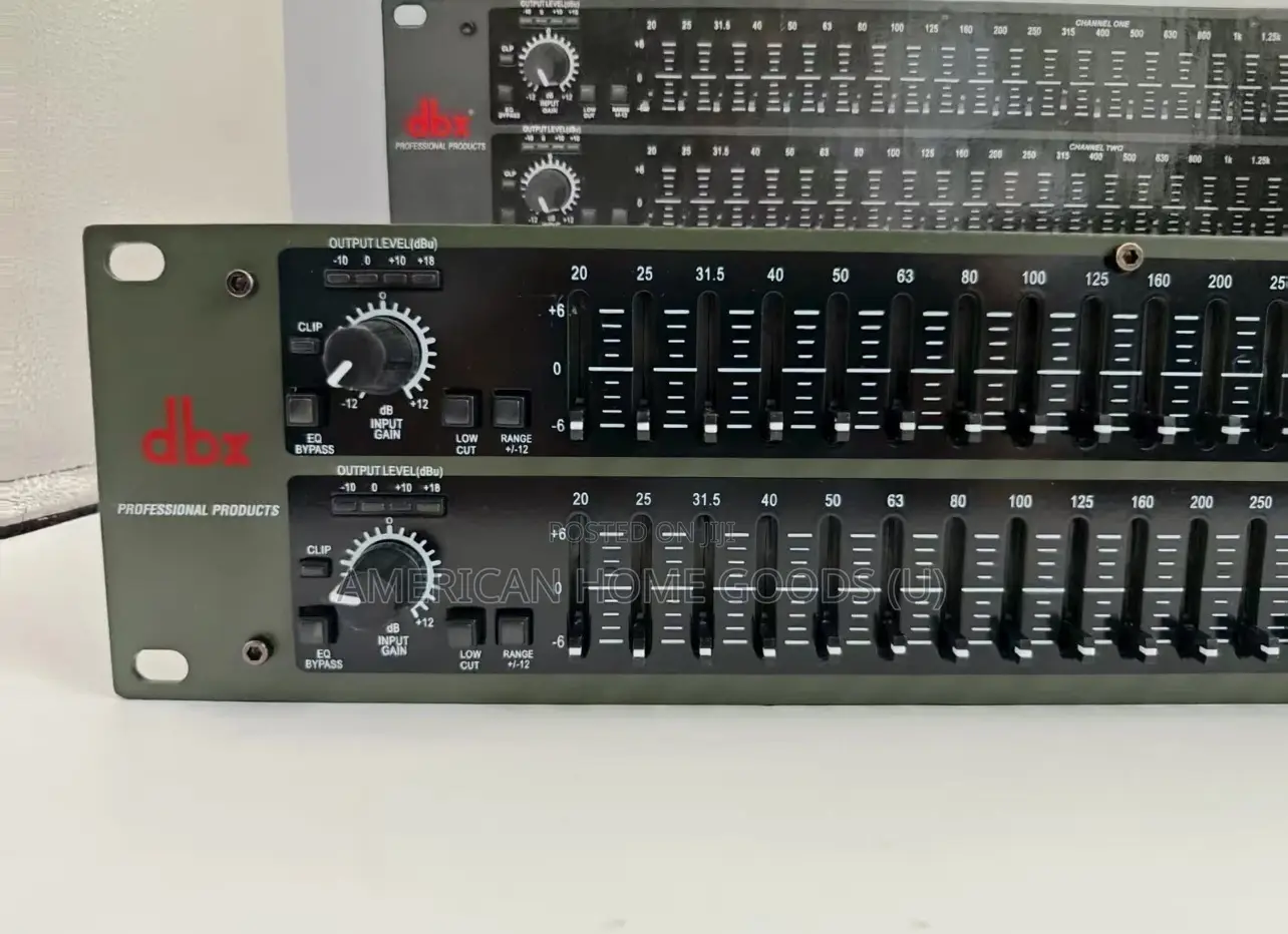 Dbx 231 Dual Channel 31-band Graphic Equalizer Rackmount Pro Audio Eq