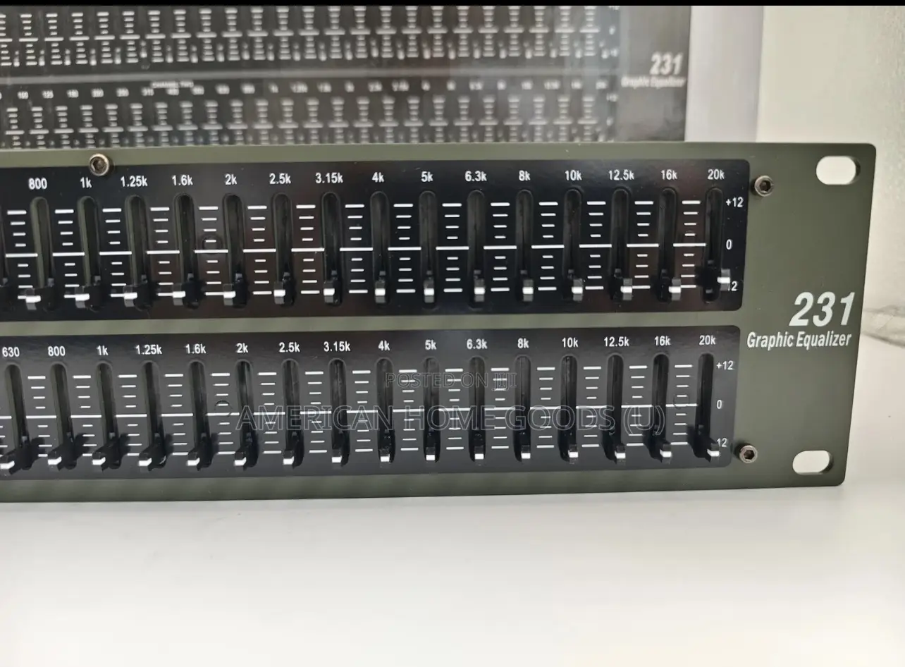 Dbx 231 Dual Channel 31-band Graphic Equalizer Rackmount Pro Audio Eq