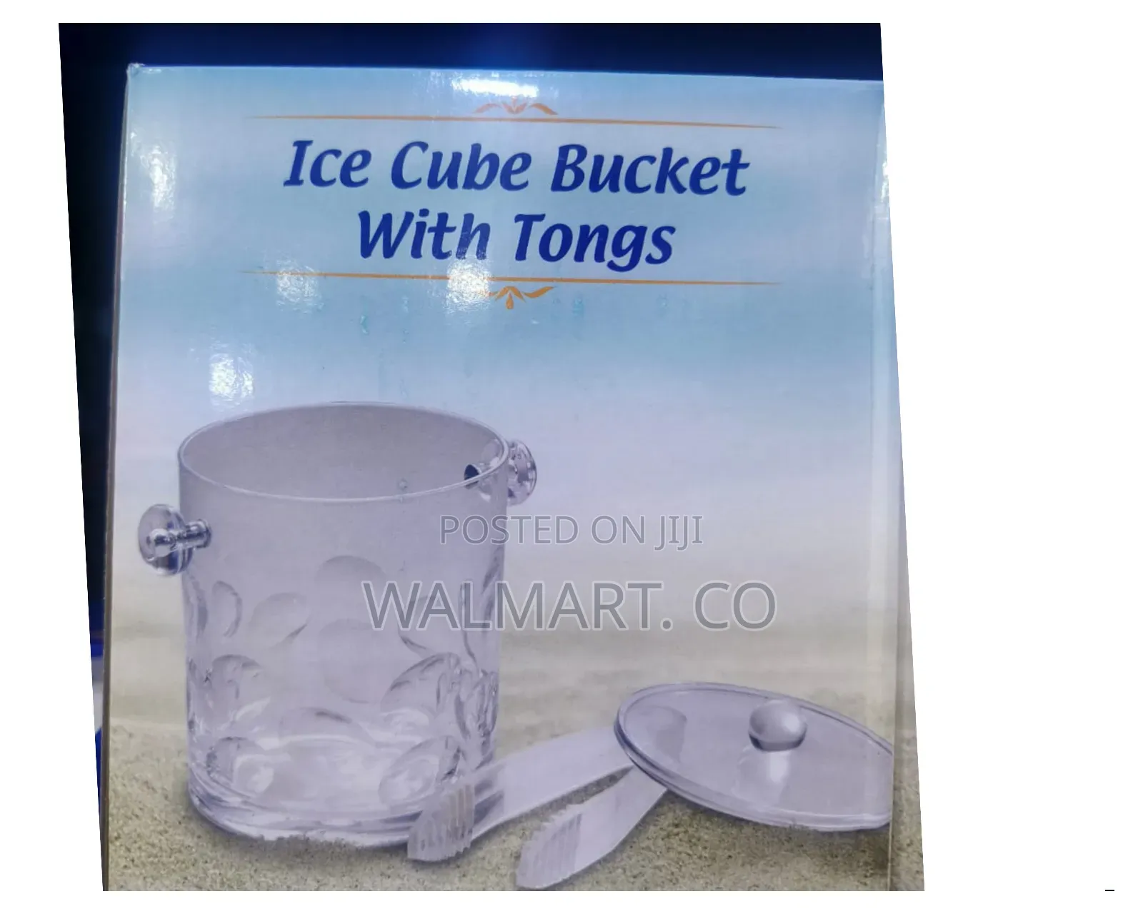 Ice Bucket With Tongs
