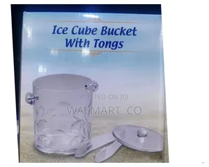 Ice Bucket With Tongs
