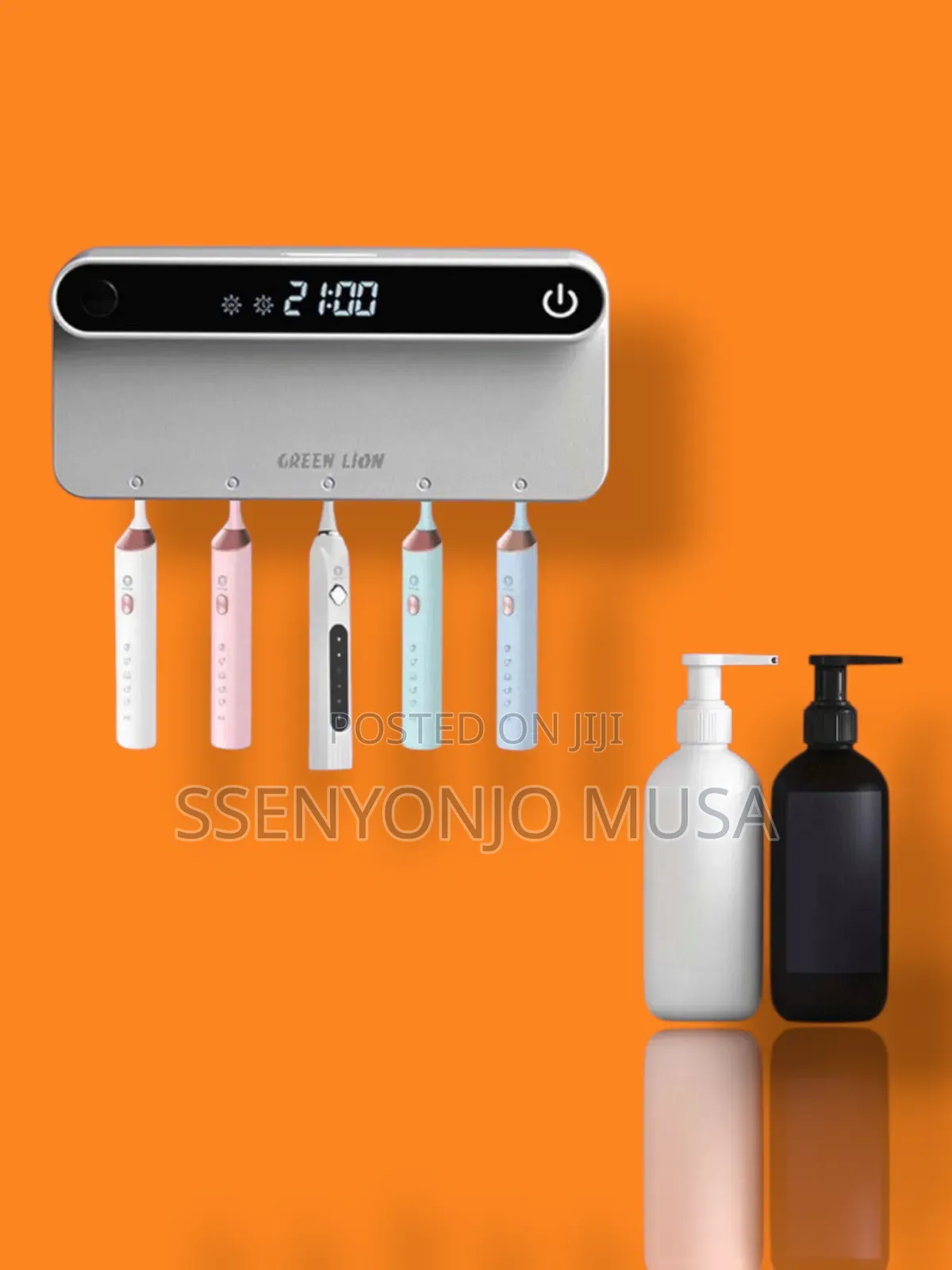 Green Lion Smart Toothbrush Sterilizer - 99.9% Antibacterial