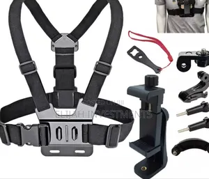 Chest Harness Mount Kit Designed for Action Cameras and Mobile Phones
