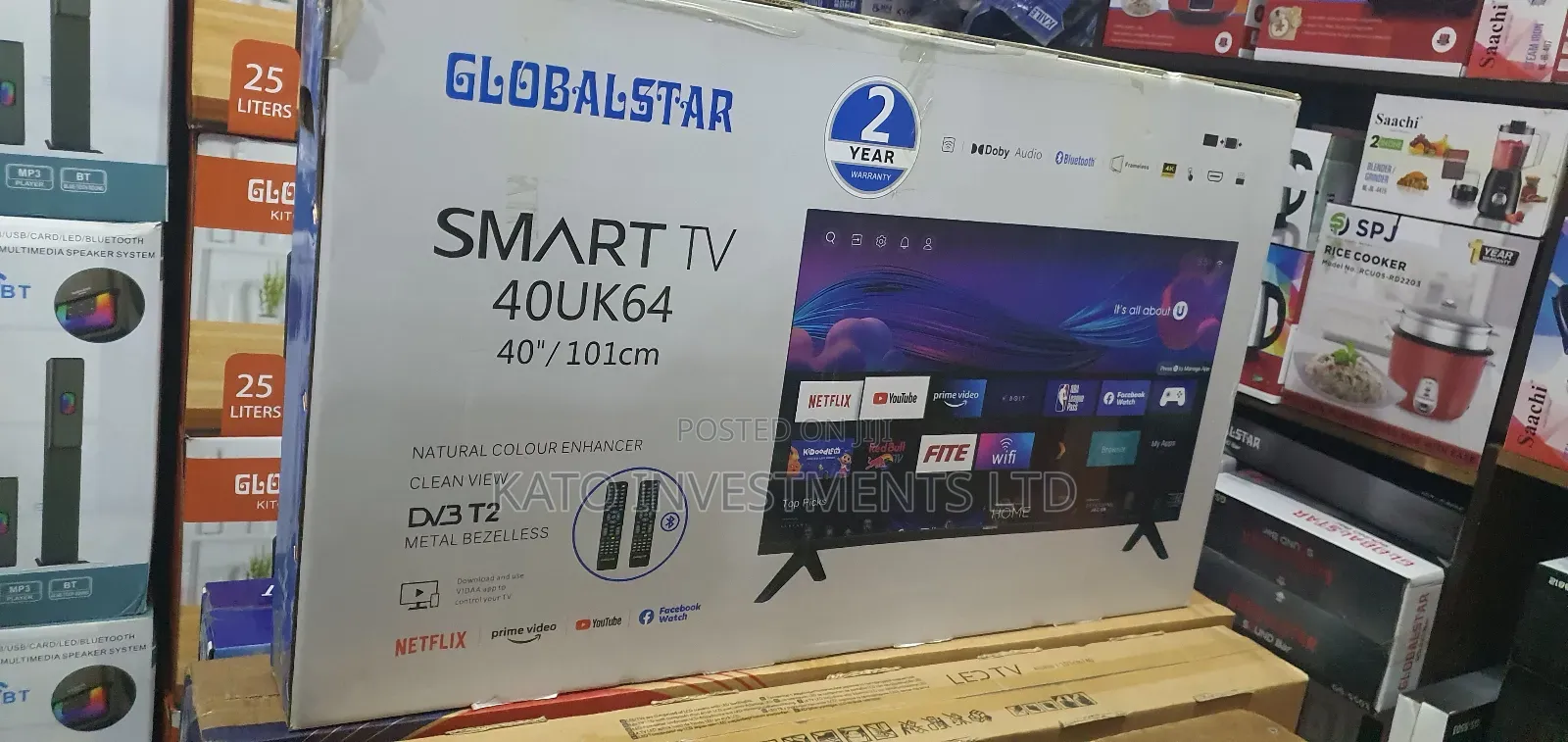 40 Inches Tv Smart Bt 2year Warranty