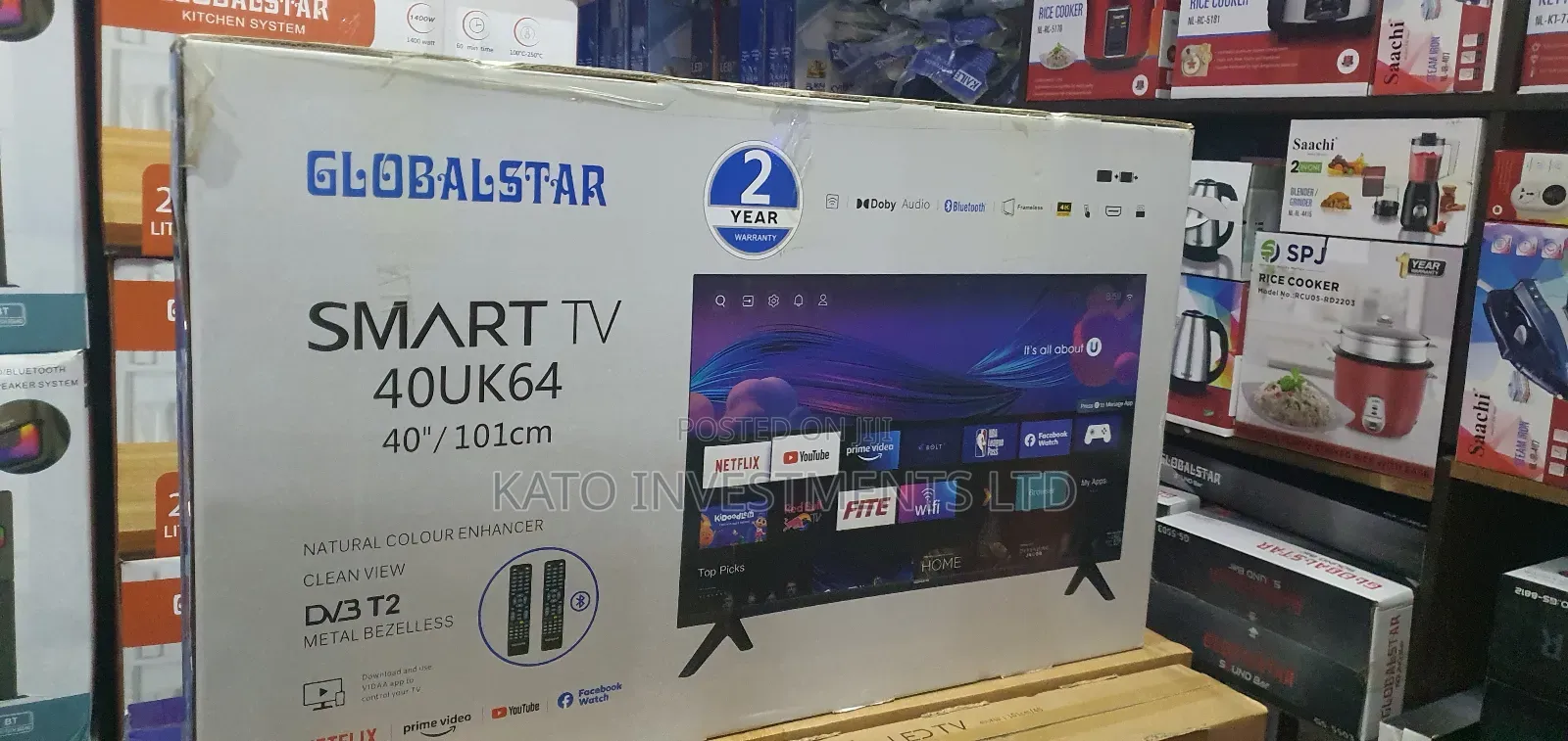 40 Inches Tv Smart Bt 2year Warranty