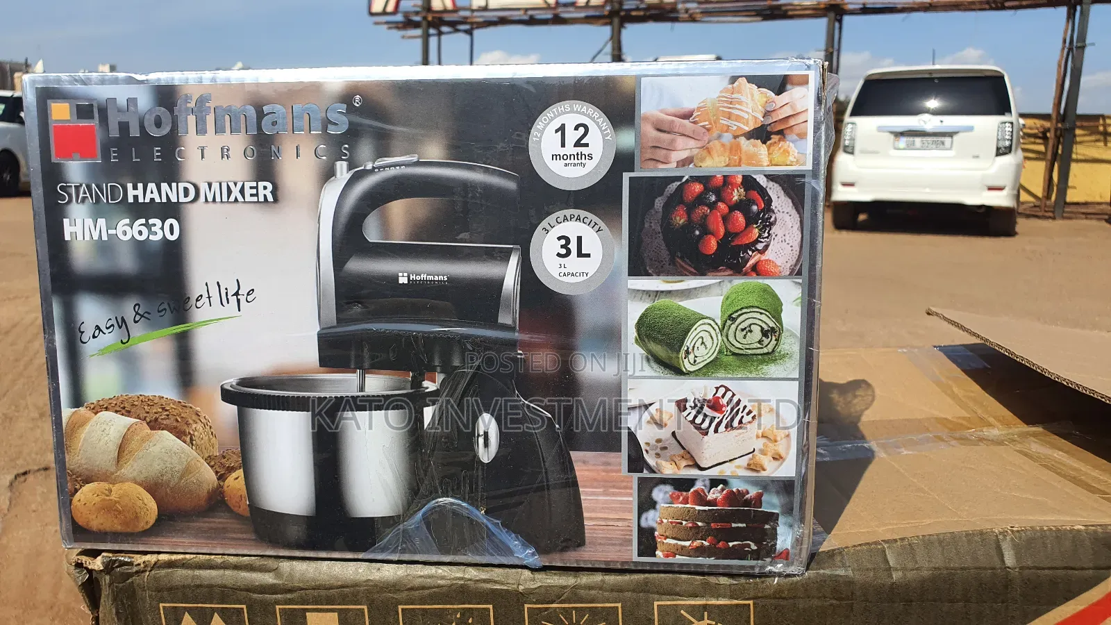 3 Litrs Hoffmans Stand Mixer 1 Year Warranty
