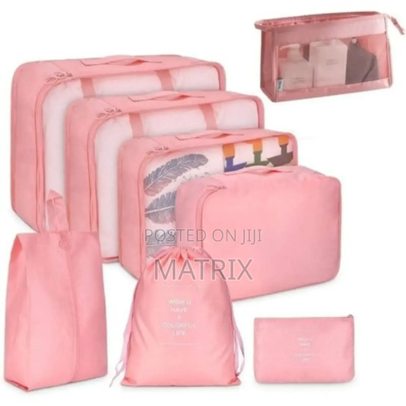 8 PCS Set Packing Cubes Clothes for Travel Organizer Bags