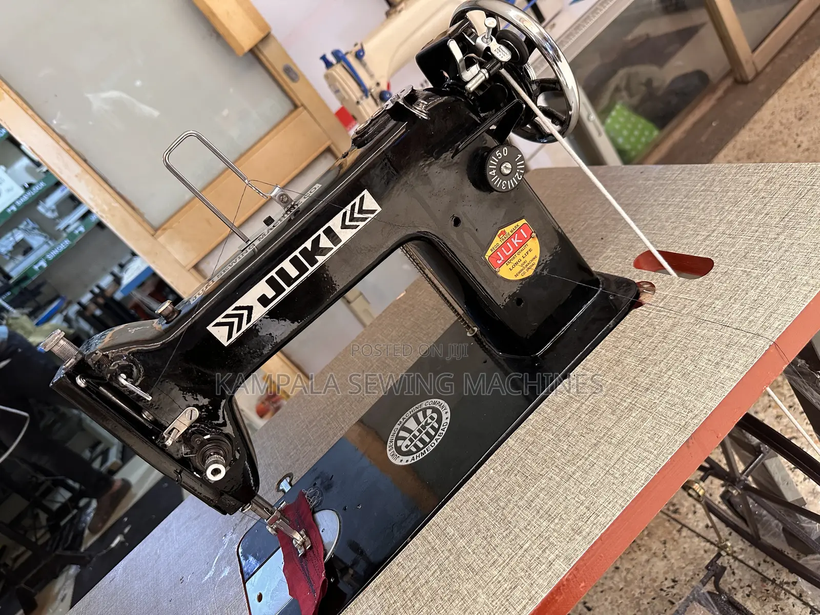 Juki Tl 82. Semi Industrial Sewing Machines With Heavy Local Stand