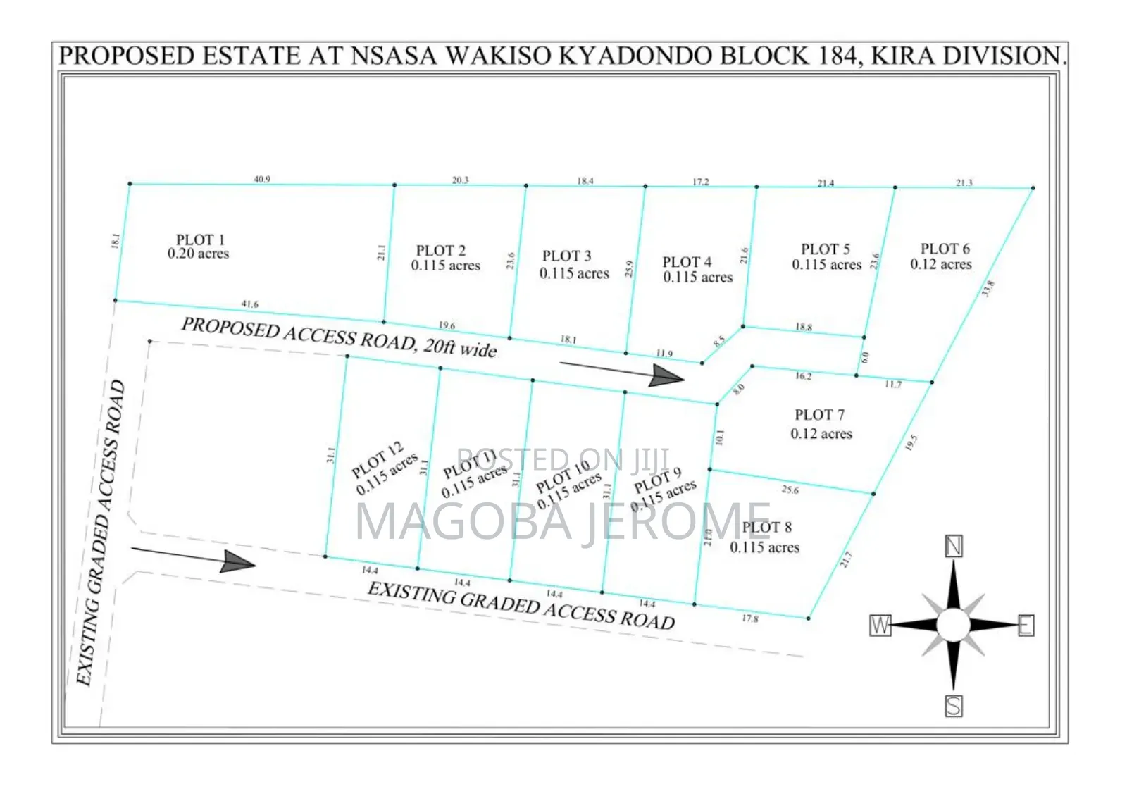 Land for Sale Kira Nsasa -Good Offer
