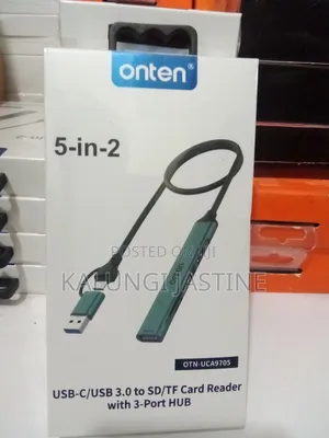 Onten Otn-Uca9705 5 in 2 Usb C Usb 3.0 Card Reader