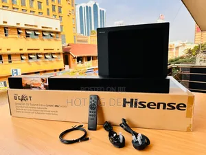 Hisense Hs2100 "The Beast" 240w Soundbar With A Wireless Subwoofer.