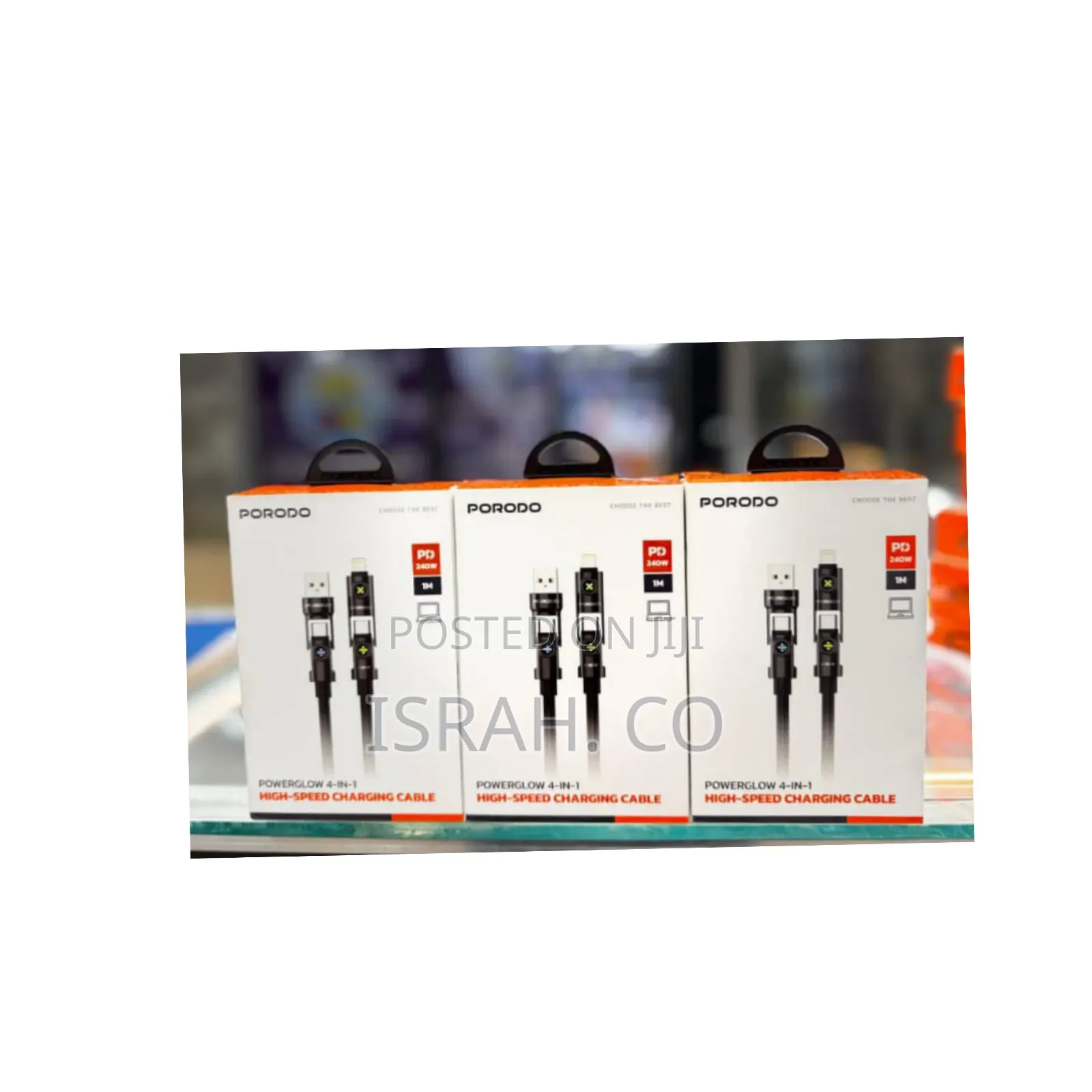 Porodo 4 in 1 High Speed Charging Cable.