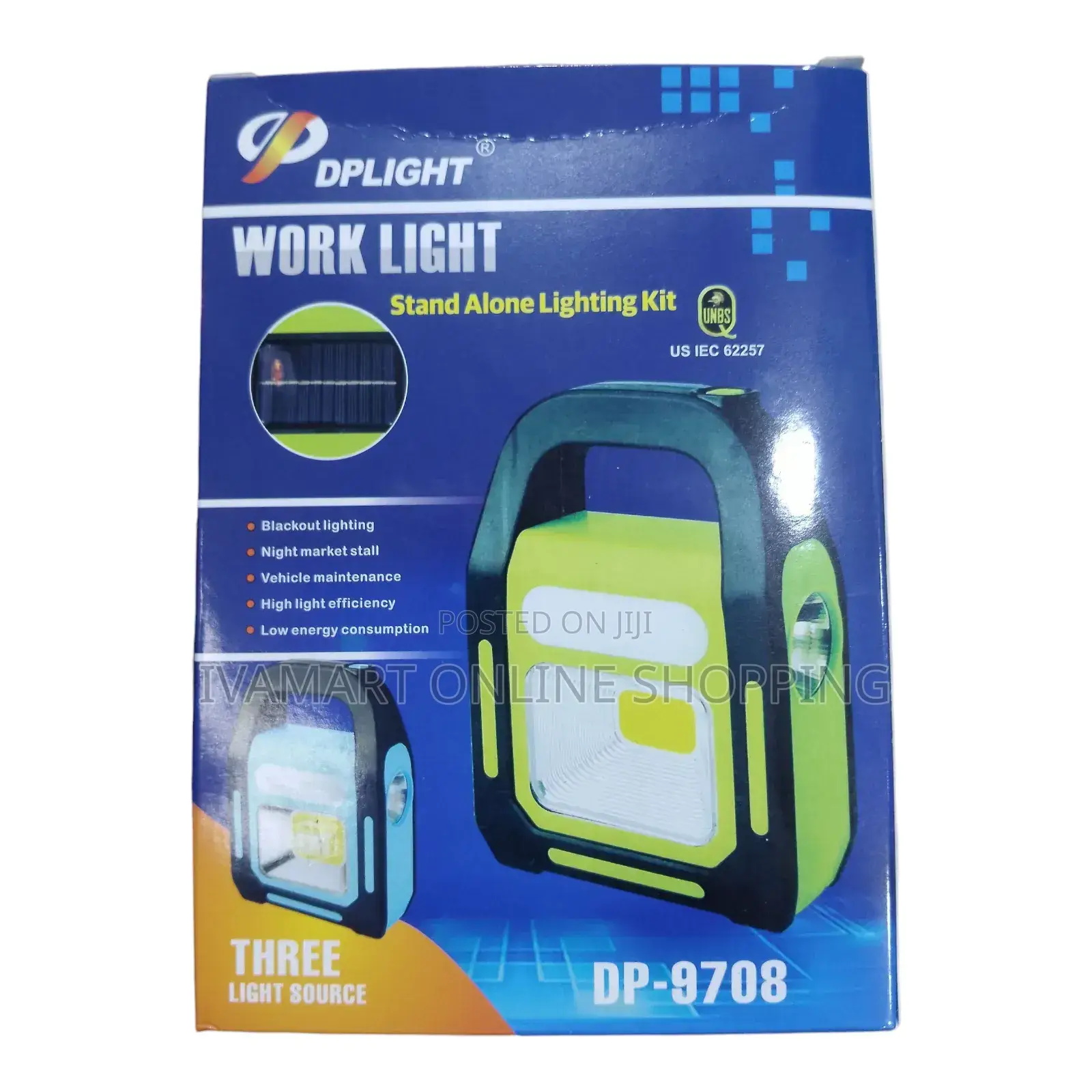 Dp Solar Rechargeable Work Light