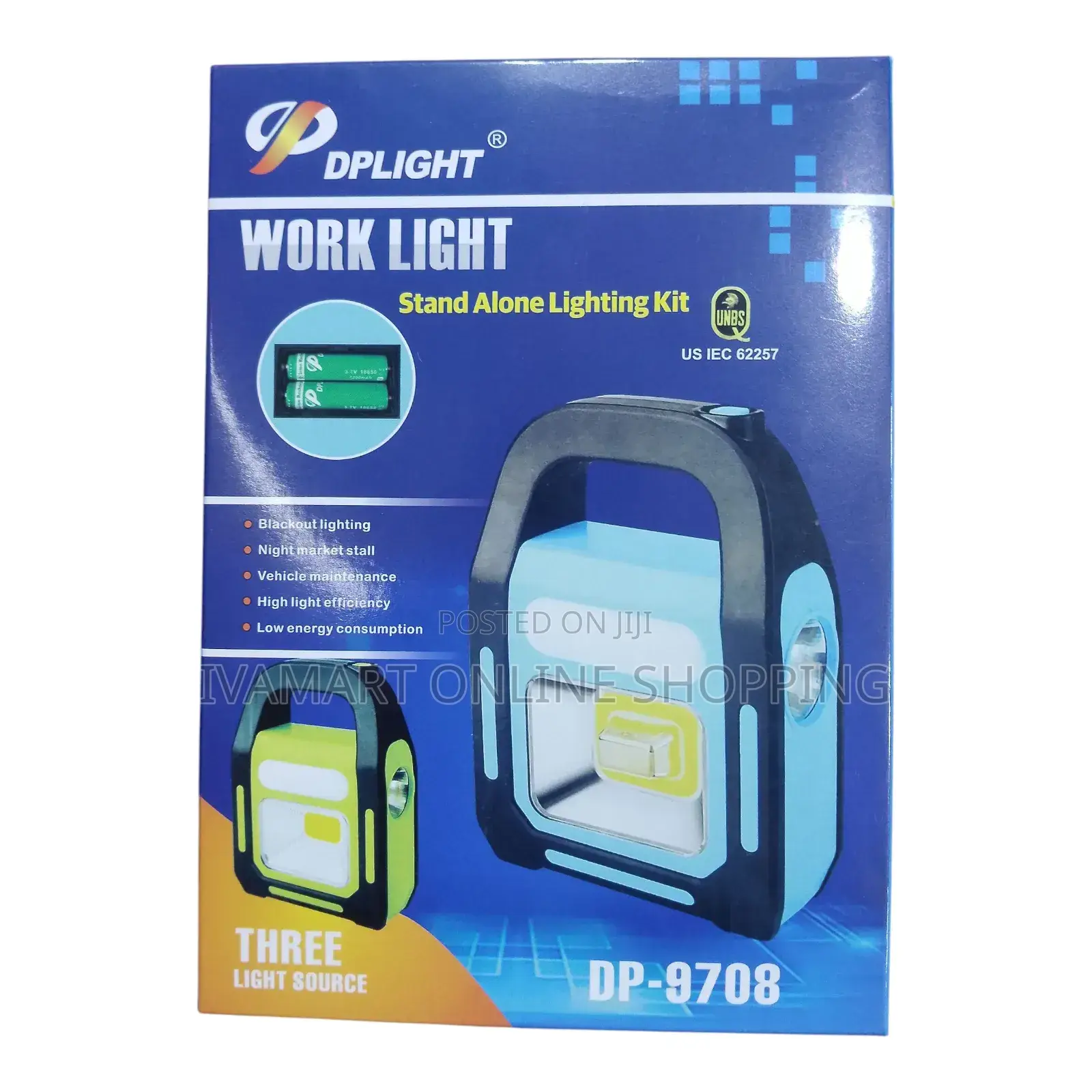Dp Solar Rechargeable Work Light
