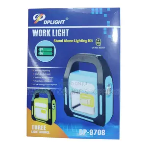 Dp Solar Rechargeable Work Light