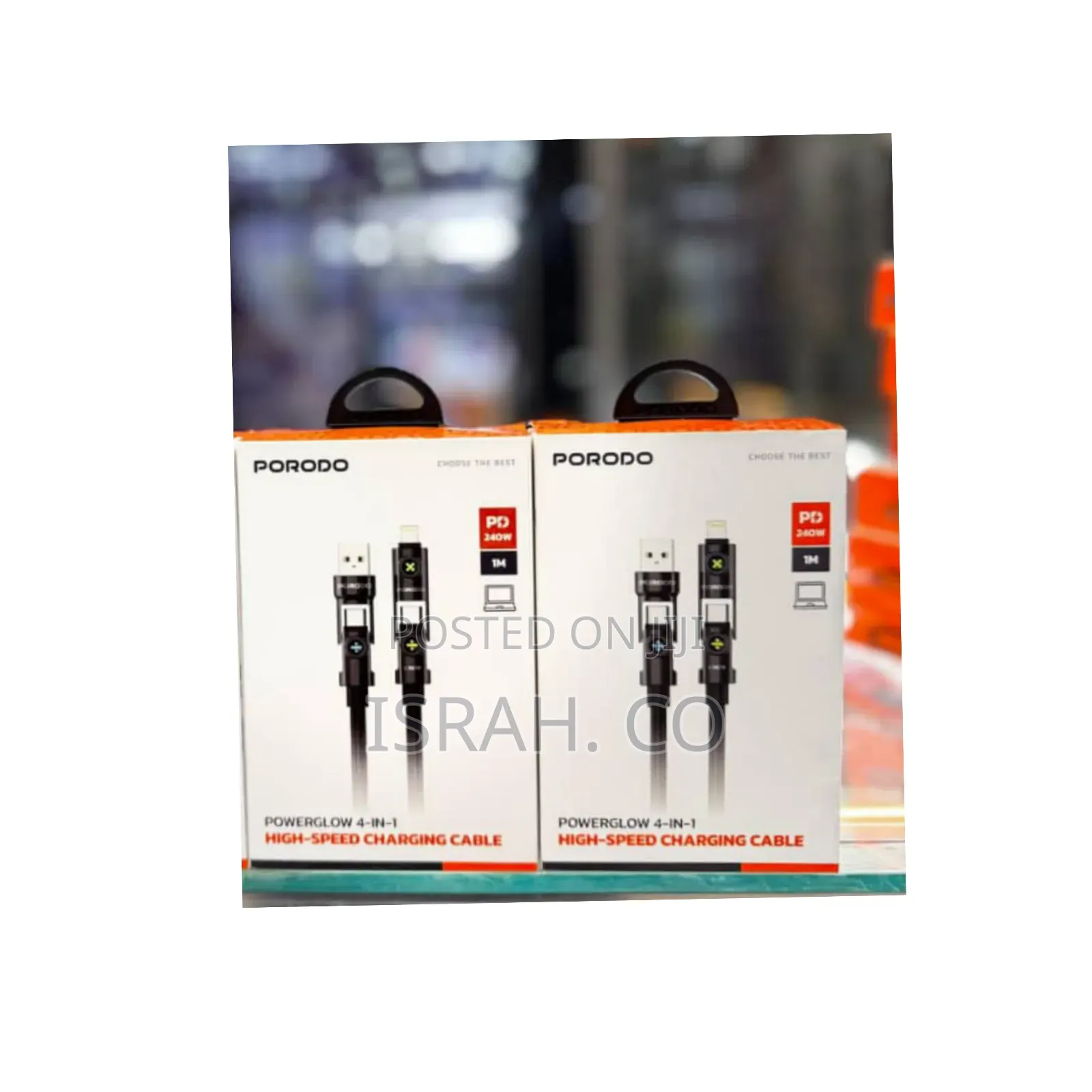 Porodo 4 in 1 High Speed Charging Cable.