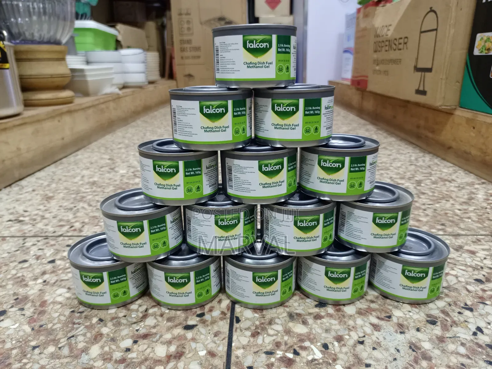 15pcs Falcon Methanol Gel Chafing Dish Fuel