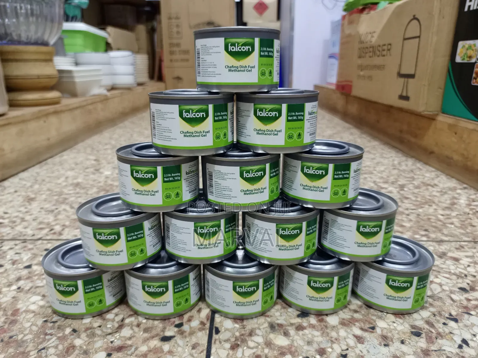 15pcs Falcon Methanol Gel Chafing Dish Fuel
