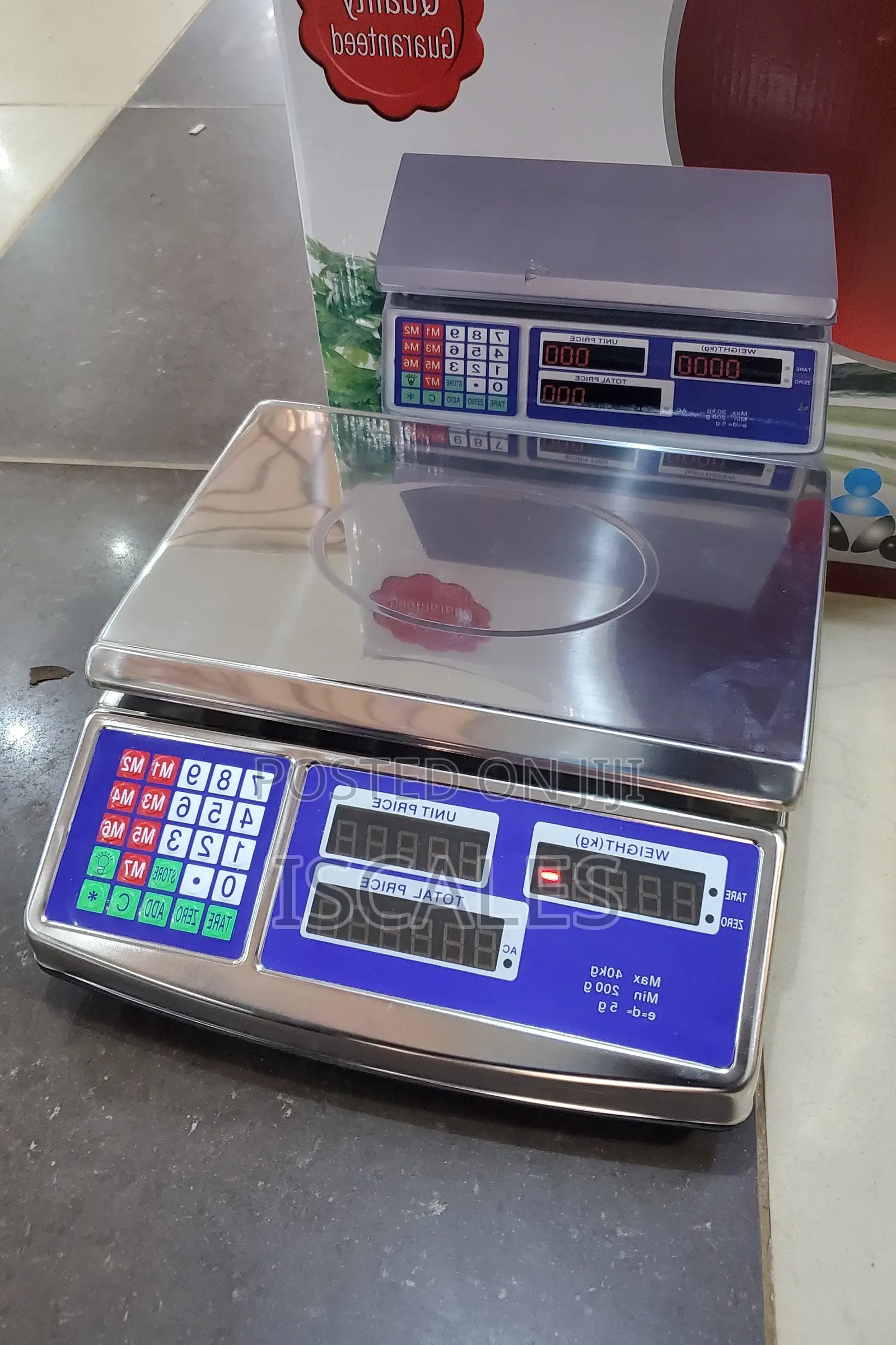 Stainless Electronic Weigh Weighing Scale 40kg Digital Weighing Scale