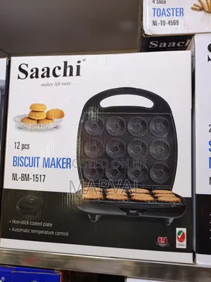 Saachi 12-Piece Biscuit Maker, Model Nl-Bm-1517-Bk.