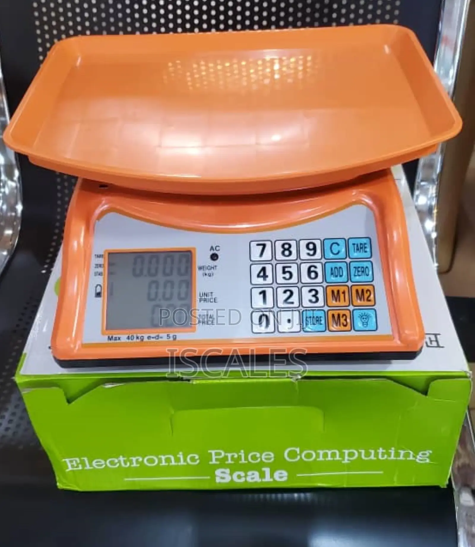 Electronic 40kg Kitchen Weigh Scale Food Weighing Scale