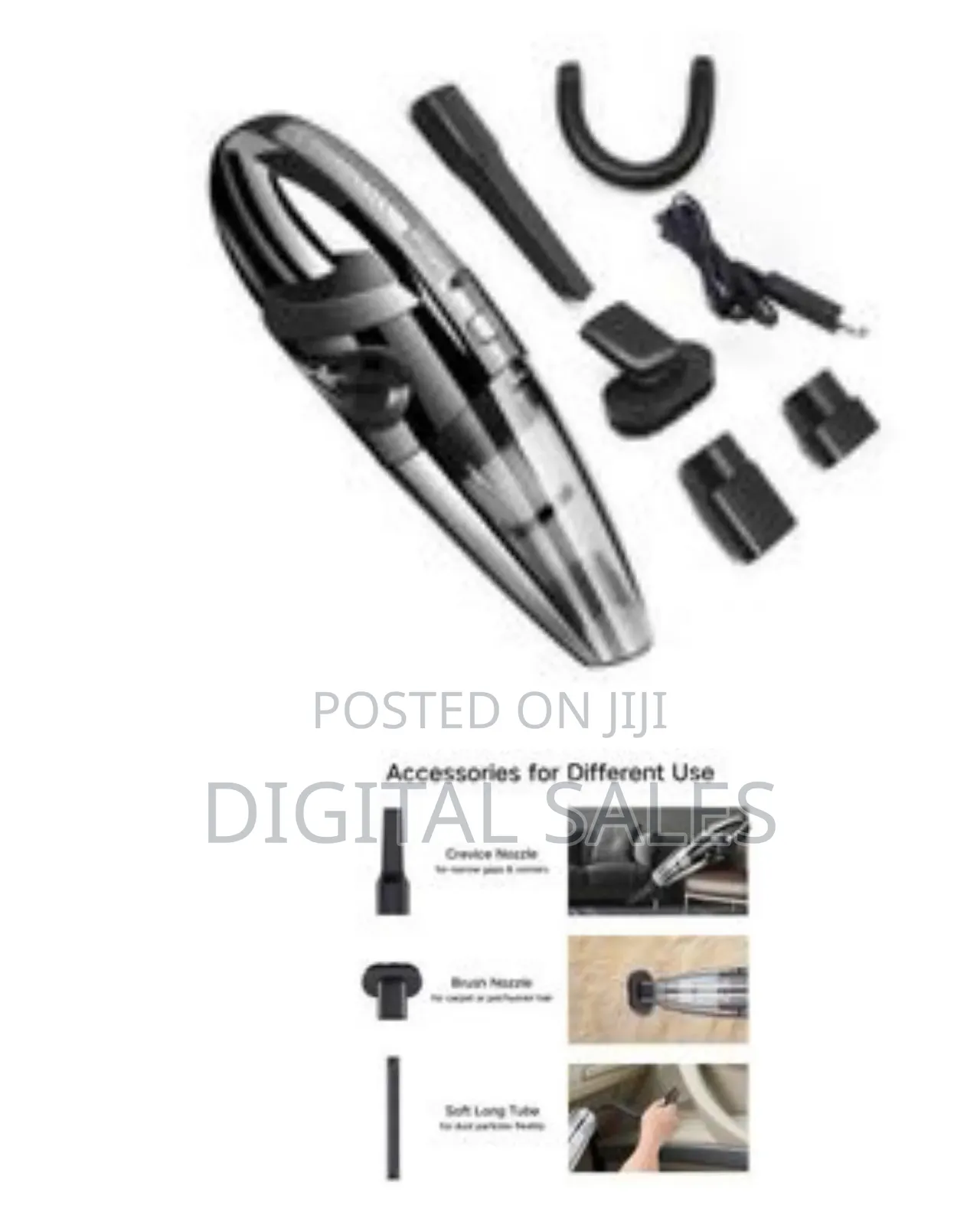 Cordless Handheld Vacuum Cleaner With Led Light, Cord-Free Car Hand