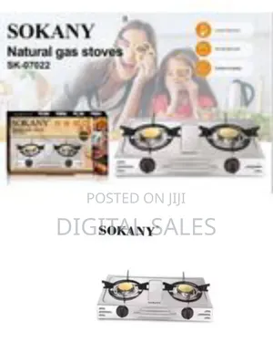 Sokany 2 Burner Gas Cooker Stoveable Top Gas Stove Hob Hot Plate